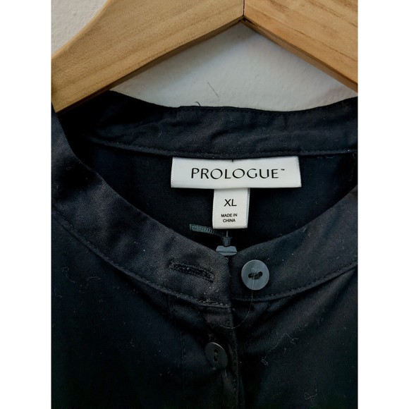 NWT Women's Prologue Black Puff Long Sleeve Shirt dress  XL - Picture 5 of 12